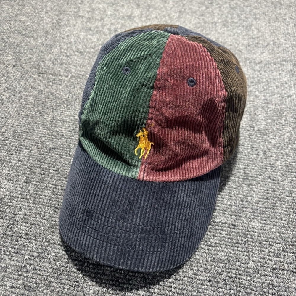Polo Ralph Lauren Color-Blocked Corduroy Ball Cap (LIMITED EDITION)